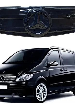 Зимова накладка на решітку радіатора mercedes vito w639 (2010/2011/2012/2013/2014)
