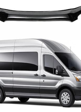 Дефлектор капота мухобойка на ford transit 2014-2023(форд транзит) eurocap