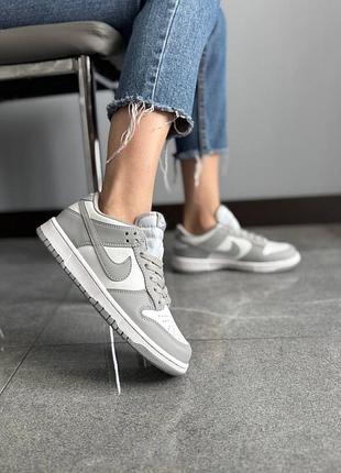 Женские кроссовки nike sb dunk grey
