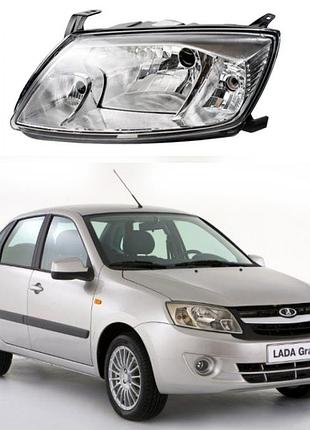 Фара передняя главного света левая lada 2190-гранта eser турция