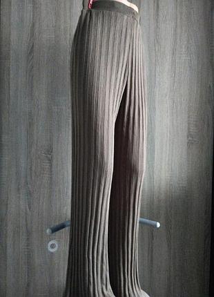 Штани в'язка трикотаж палаццоzara plus size