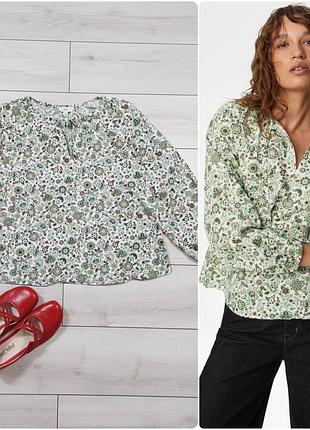 Легкая коттоновая рубашка m&amp;s р.l