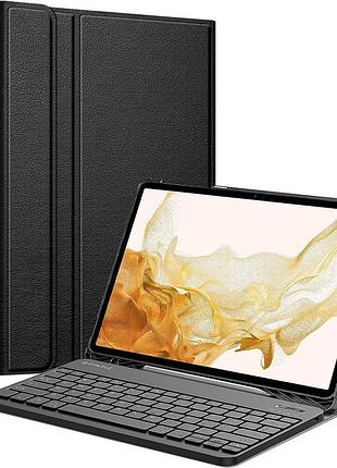 Чехол с беспроводной клавиатурой fintie для ipad air 11” (m2 2024) / ipad air 10.9” (4-е и 5-е поколение 2020/2022)