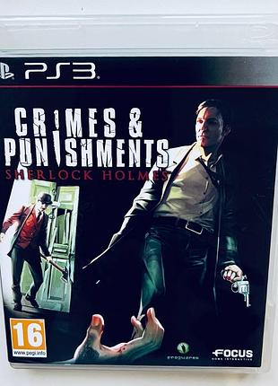 Crimes & punishments sherlock holmes, б/у, английская версия - диск для playstation 3