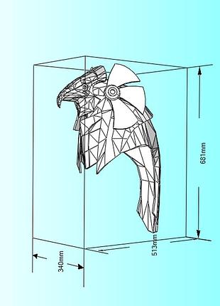 Шлем helmet horus маска mask конструктор из картона papercraft паперкрафт игровой персонаж