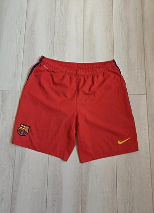 Barcelona nike шорты мужские футбольные