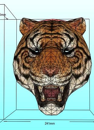 Маска тони тигра tony the tiger mask pay day 2 конструктор из картона papercraft паперкрафт игровой персонаж