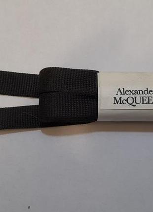 Оригинальные шнурки alexander mcqueen 120 см / широкие 1.5 см / новые в упаковке