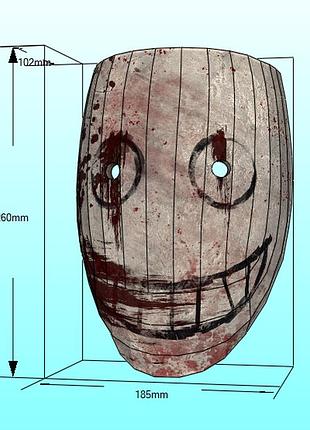 Маска легиона legion mask dead by daylight конструктор из картона papercraft паперкрафт игровой персонаж