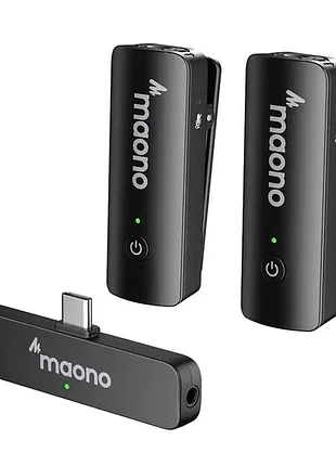 Бездротовий мікрофон петличний maono wm600s (2 шт)