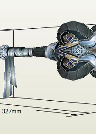 Paperkhan конструктор из картона warhamme warcraft papercraft 3d фигура развивающий подарок статуя сувенир