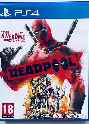 Deadpool, б/в, англійська версія - диск для playstation 4