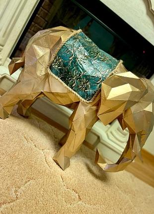 Конструктор з картону cлон elephant 3d фігура арт. 500.30.100 papercraft паперкрафт слоненя слониха мамонт