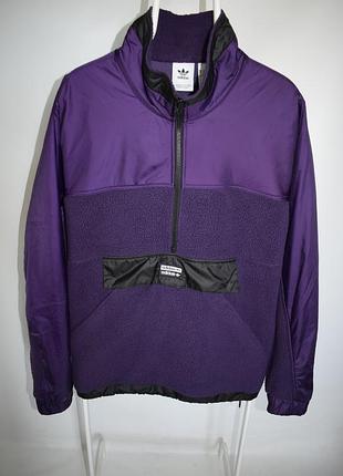 Флисовая куртка adidas originals анорак оверсайз