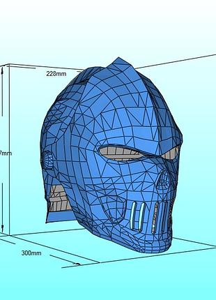 Шлем helmet вампир underworld маска mask конструктор из картона papercraft паперкрафт игровой персонаж