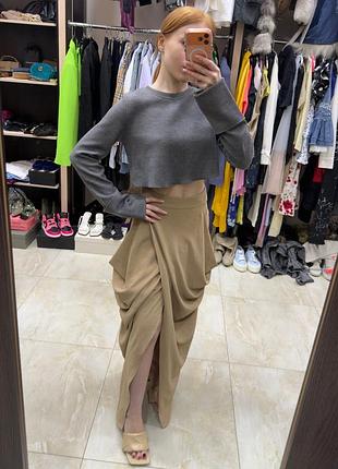 Комплект zara юбка + кофта, размер: s
