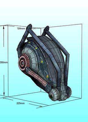 Шлем helmet soldier солдат маска mask конструктор из картона papercraft паперкрафт игровой персонаж