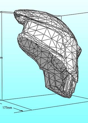 Маска отчуждения зеро zero alienation mask borderlands конструктор из картона papercraft паперкрафт персонаж 8