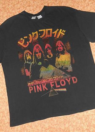 Футболка pink floyd/the dark side of the moon/oversize/рок мерч