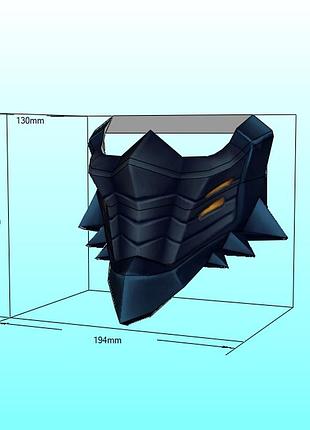Шлем helmet paladin raum маска mask конструктор з картону паперкрафт papercraft ігровий персонаж пазл 3д фігура
