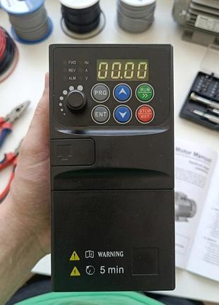 Частотный преобразователь 0.75 квт, 380в (vfd)