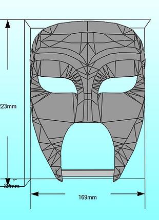 Маска deuce mask hollywood undead конструктор из картона papercraft паперкрафт игровой персонаж