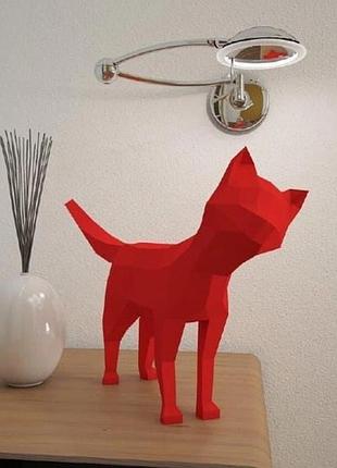 Cat kitten kitty 3d фігура арт. 123456789 кішка кіт кошеня котик котики конструктор з картону papercraft паперкрафт модель