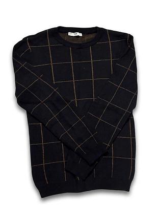 Стильний чоловічий джемпер lcw vision у клітинку (slim fit)