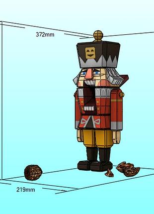 Cascanueces character hero 3d фигура арт. 350.16.137 щелкунчик персонаж герой паперкрафт paper disney дисней