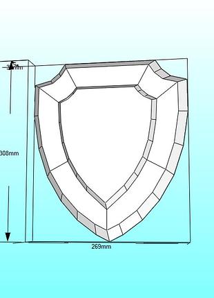 Paperkhan конструктор из картона база трофея 3d фигура papercraft паперкрафт модель пазл оригами набор для творчества подарок