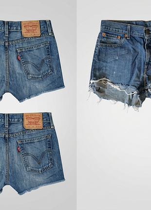 Джинсовые шорты levi's