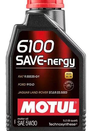 Масло моторне motul 6100 save-nergy 5w30 1l, 107952
