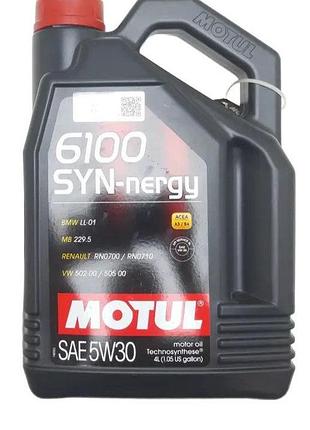 Масло моторне motul 6100 save-nergy 5w30 4l, 812450