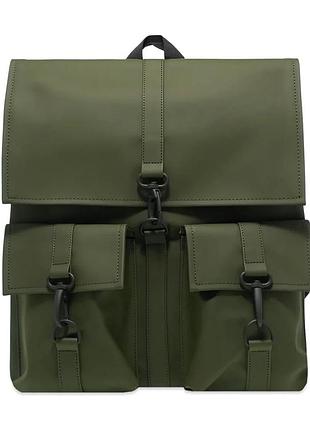 Rains рюкзак квадратный msn cargo bag. модный портфель для школы, работы. стильный рюкзак женский, мужской