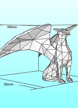 Paperkhan набор для творчества 3d фигура статуя скульптура паперкрафт набор для творчества игрушка оригами