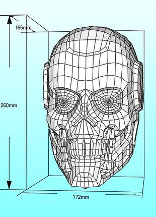 Шлем helmet terminator терминатор маска mask конструктор из картона papercraft паперкрафт игровой персонаж