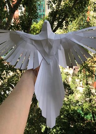 Paperkhan конструктор из картона 3d сорока птица птичка паперкрафт papercraft набор для творчества игрушка