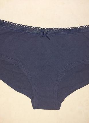 Синие катоновые трусики s/m