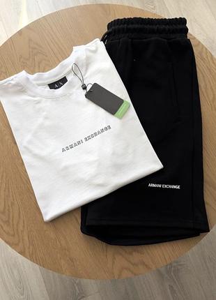 Чоловічий набір на літо (футболка+шорти) armani