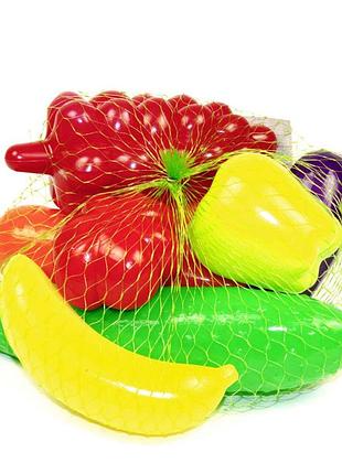 Набір продуктів овочі та фрукти 8 предметів