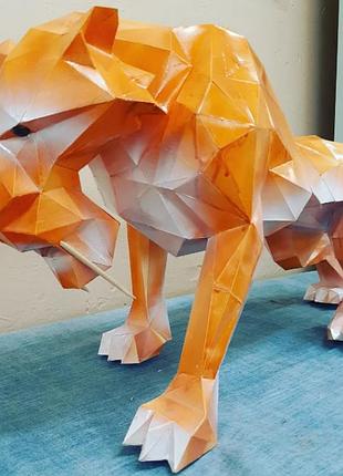 Paperkhan smilodon character hero 3d фигура арт. 400.30.63 смилодон кошка кот персонаж герой паперкрафт дисней