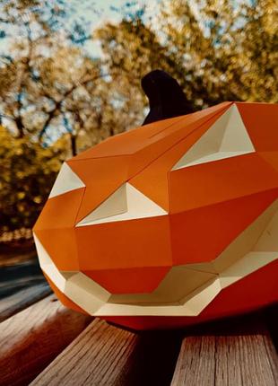 Paperkhan конструктор из картона 3d тыква хэллоуин растение паперкрафт набор для творчества игрушка оригами