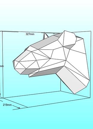 Paperkhan конструктор из картона 3d белка мышь крыса голова трофей паперкрафт papercraft набор для творчества