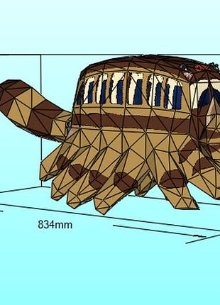 Paperkhan catbus character hero 3d фігура арт. 370.47.111 котбус персонаж герой конструктор з картону паперкрафт disney дисней