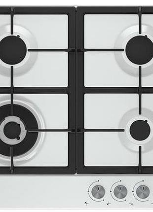 Варильна поверхня beko hiaw64225sw газова, 60см, чавун, білий