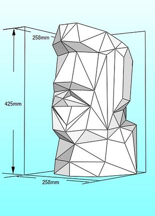 Paperkhan набор для творчества 3d фигура статуя скульптура паперкрафт набор для творчества игрушка оригами