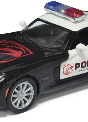 Металева машинка kinsmart 2013 srt viper gts (police)