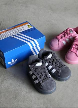 Кроссовки замшевые adidas originals campus 00s led light.