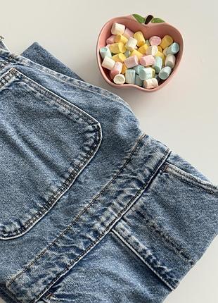 Комбінезон для дівчинки zara, денім на 8-9 років