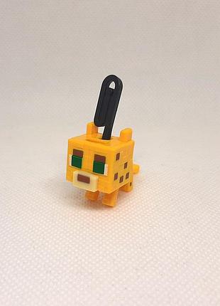Игрушка kinder joy minecraft vc322 ocelot (zip fastener) уксус (застежка-молния) 2